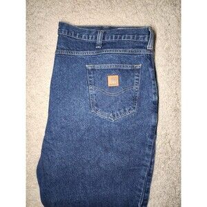 Carhartt Relaxed Fit Denim Work Jeans Men’s 46x30 Blue Heavy Duty RN 51374